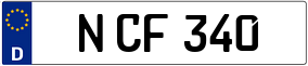 Truck License Plate